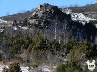 Montferrer castle ruins