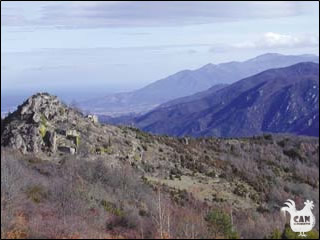 view towards the nearby Mediterranean